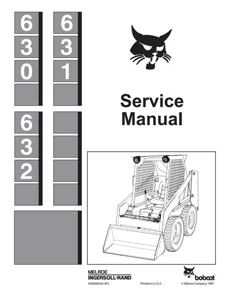 bobcat 632 service manual pdf